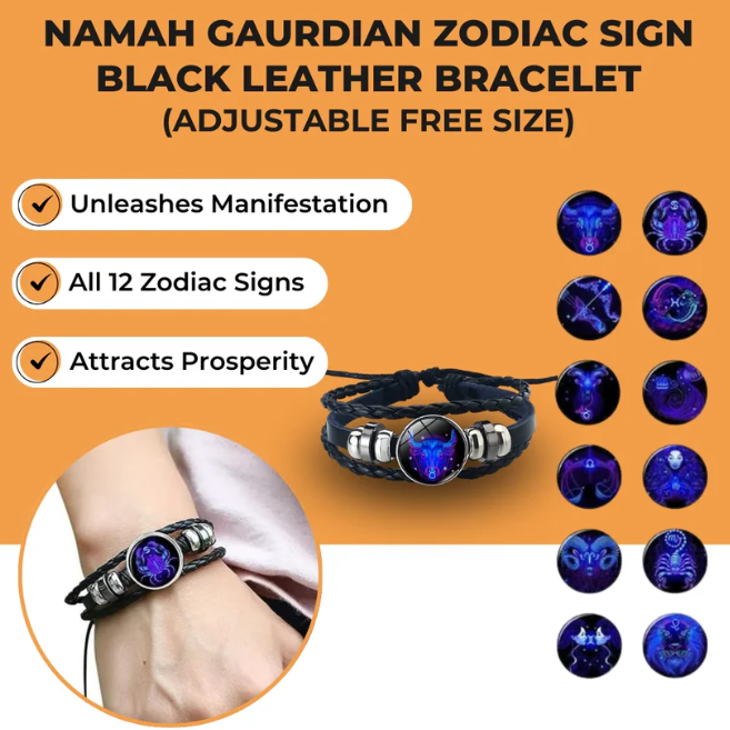 🎁LAST DAY 50% OFF -🌍 Spirit Zodiac Signs Luminous Bracelet (Your Path to Cosmic Success)🌌