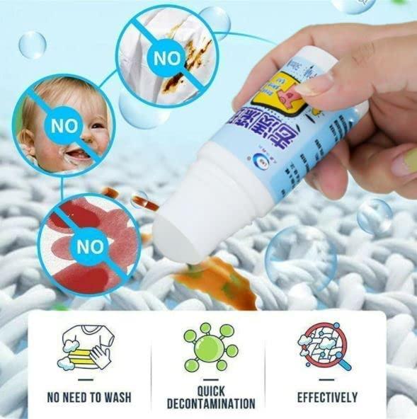 White Cotton Clothes Stain Remover Roll Bead Design