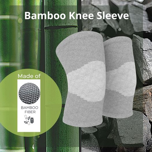 Bamboo Compression Knee Sleeves(Pack Of 2)(75% Off)